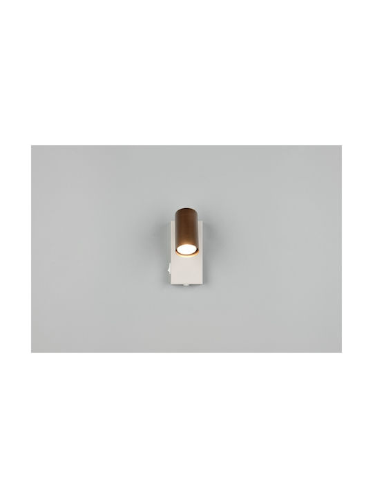 Trio Lighting Single Ceiling & Wall Spot in Brown Colour