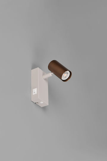 Trio Lighting Single Ceiling & Wall Spot in Brown Colour