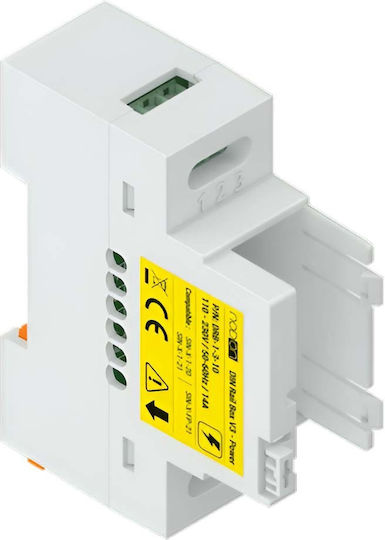 Nodon Din Rail Enclosure V3 Power Version Electrical Modules 14a Ip20 White