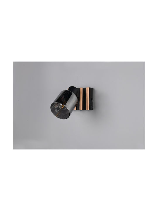 Trio Lighting Μονό Σποτ σε Μαύρο Χρώμα