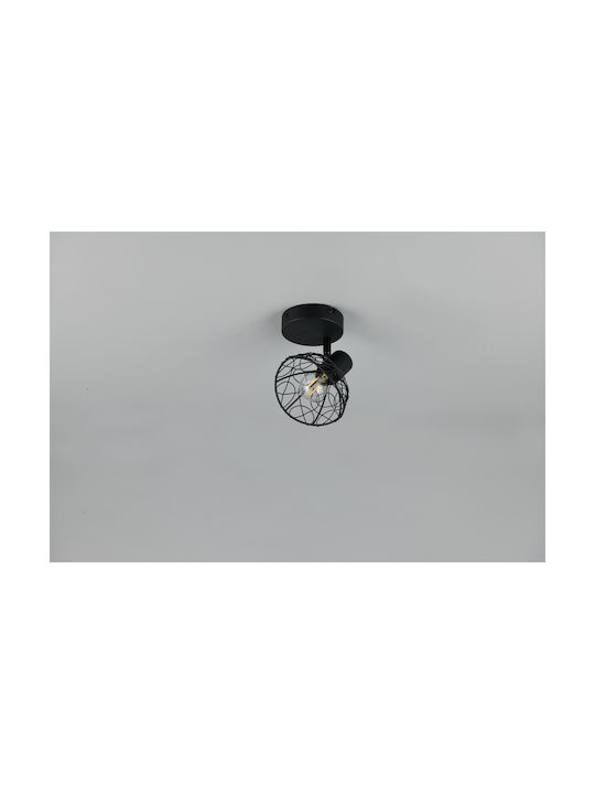 Trio Lighting Μονό Σποτ σε Μαύρο Χρώμα