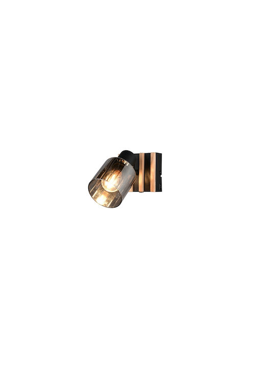 Trio Lighting Μονό Σποτ σε Μαύρο Χρώμα