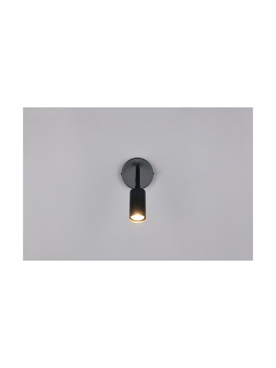 Trio Lighting Μοντέρνο Φωτιστικό Τοίχου Μαύρο