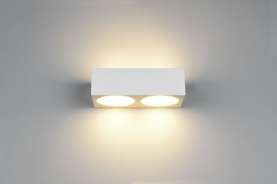 Trio Lighting Mattone Modern White Wall Lamp