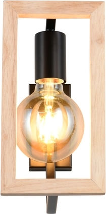 Trio Lighting Modern Black Wall Lamp
