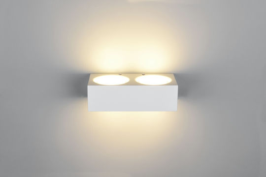 Trio Lighting Mattone Modern White Wall Lamp