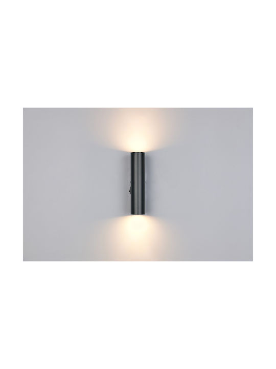 Trio Lighting Modern Black Wall Lamp