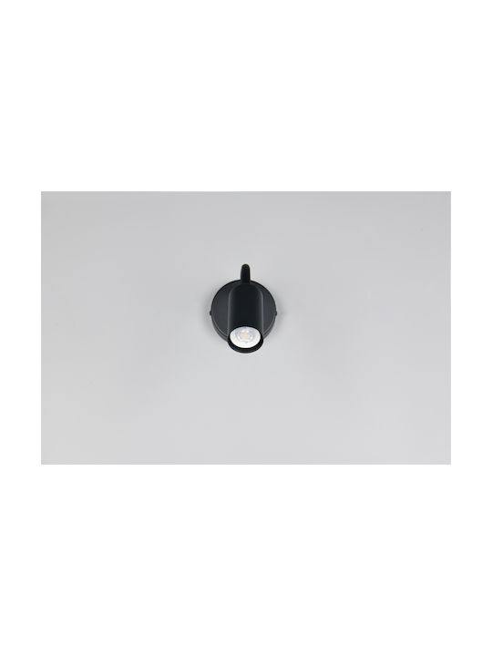Trio Lighting Μοντέρνο Φωτιστικό Τοίχου Μαύρο