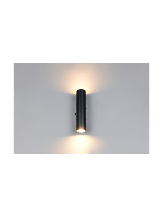Trio Lighting Modern Black Wall Lamp