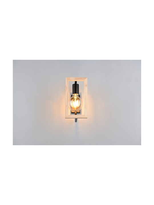 Trio Lighting Μοντέρνο Φωτιστικό Τοίχου Μαύρο