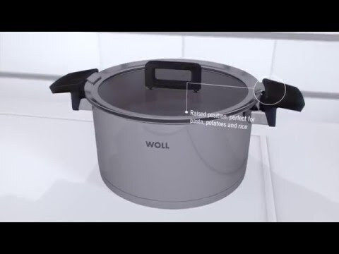 Woll Concept Wok Made of Stainless Steel with Lid with Non-Stick Coating 30cm