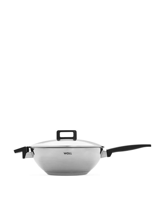 Woll Concept Wok With Lid made of Stainless Steel with Non-Stick Coating 30cm