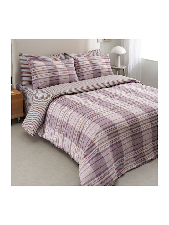 Vesta Home Sheet Sets Double 200x270cm. Bristol Pink 4pcs
