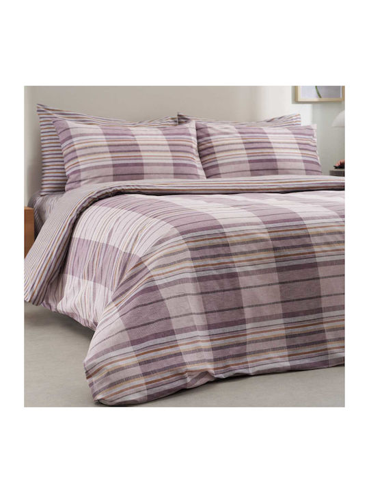 Vesta Home Sheet Sets Double 200x270cm. Bristol Pink 4pcs