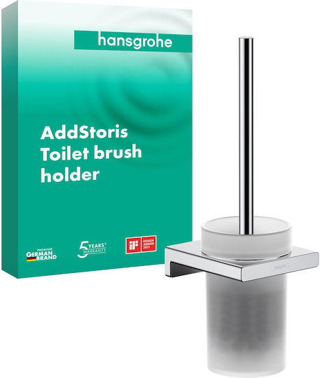 Hansgrohe Addstoris 41752000 Metalic Coș de gunoi pentru baie Argint