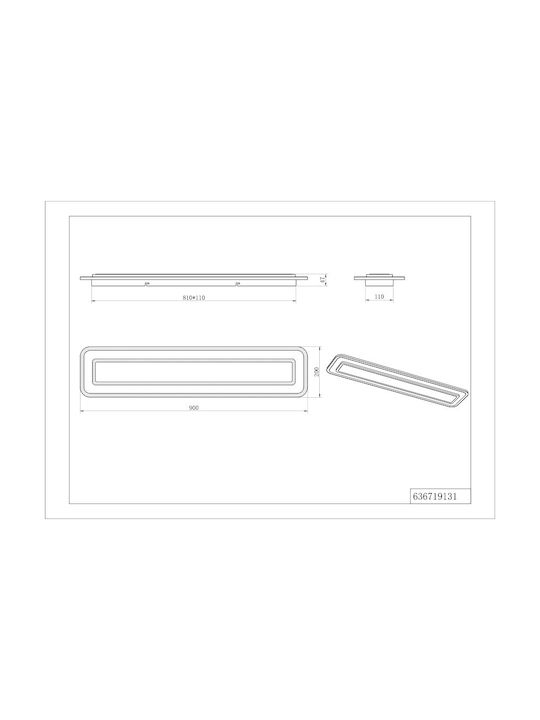 Trio Lighting Riva Πλαφονιέρα Trio Lighting Riva Πλαφονιέρα