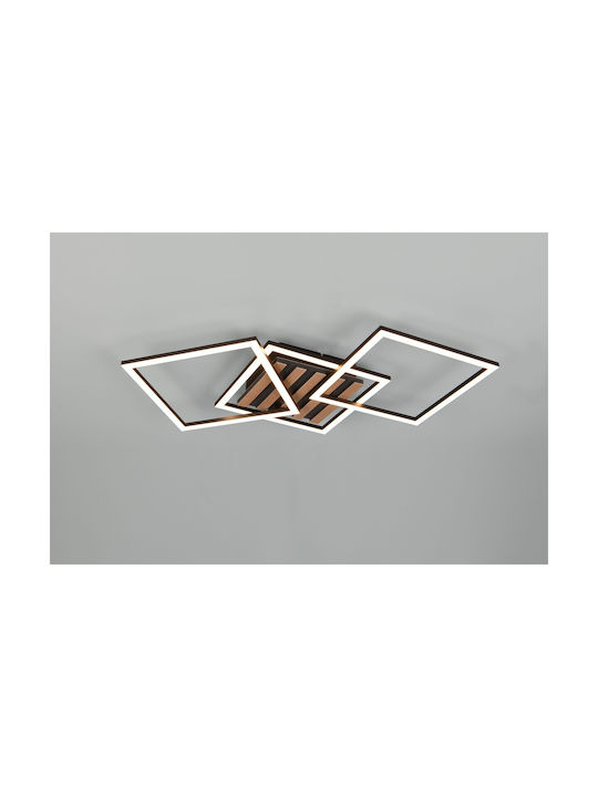 Trio Lighting Ceiling Mount Light Black with Integrated LED