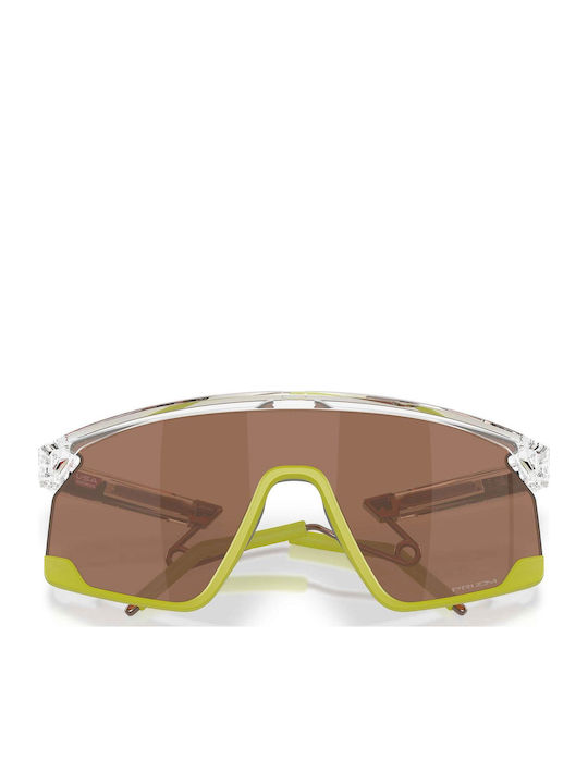 Oakley Bxtr Men's Sunglasses with Transparent Horn-Rimmed Frame and Transparent Lens