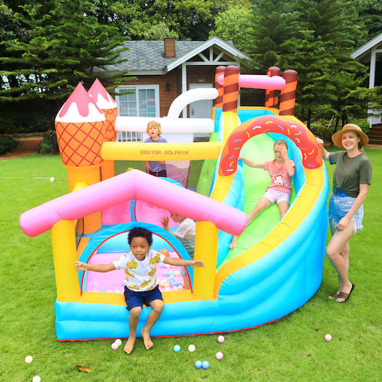 Fun Baby Inflatable With Trampoline & Slide
