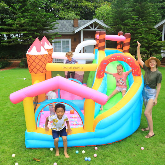 Fun Baby Inflatable With Trampoline & Slide