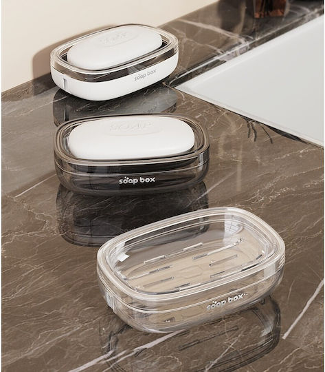 Alista Home Countertop Plastic Gray Soap Dish