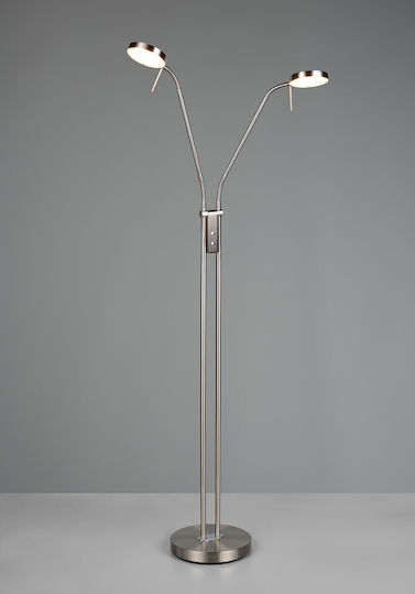 Trio Lighting Monza Stehlampe Silber