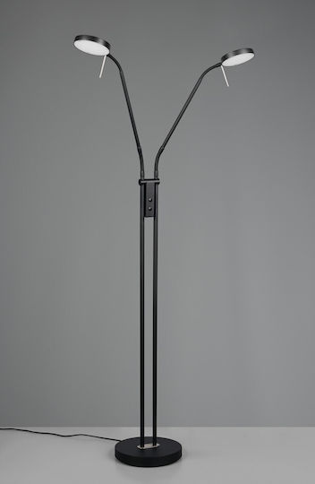 Trio Lighting Monza Floor Lamp Black