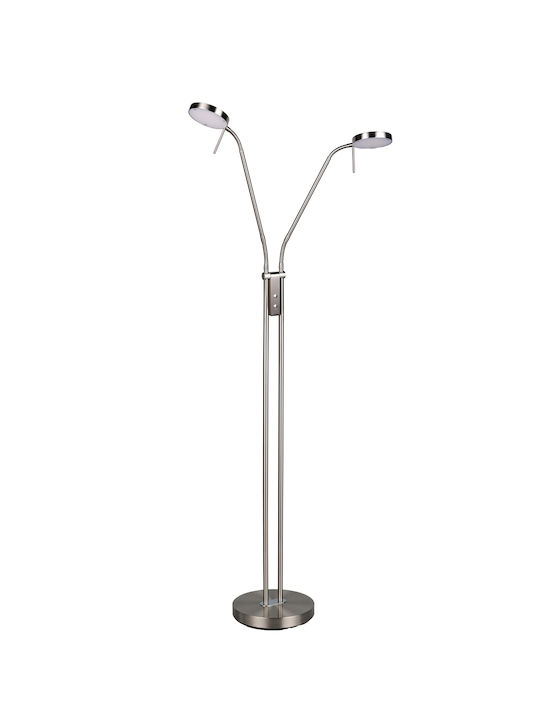 Trio Lighting Monza Φωτιστικό Δαπέδου Ασημί