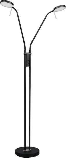 Trio Lighting Monza Floor Lamp Black