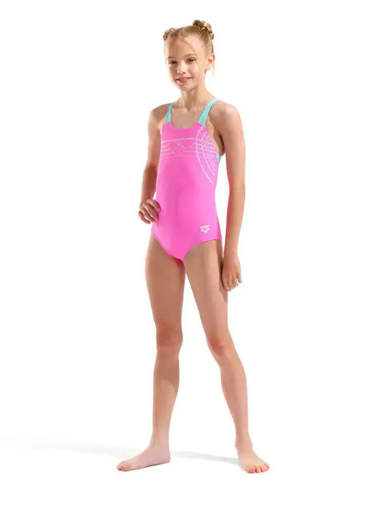 Arena Kids One-Piece Swimsuit Fuchsia