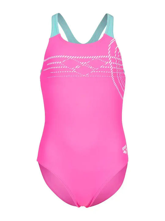 Arena Kids One-Piece Swimsuit Fuchsia