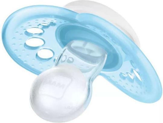 Mam Orthodontic Silicone Pacifiers with Case Pink for 6+ Months 2 Pieces