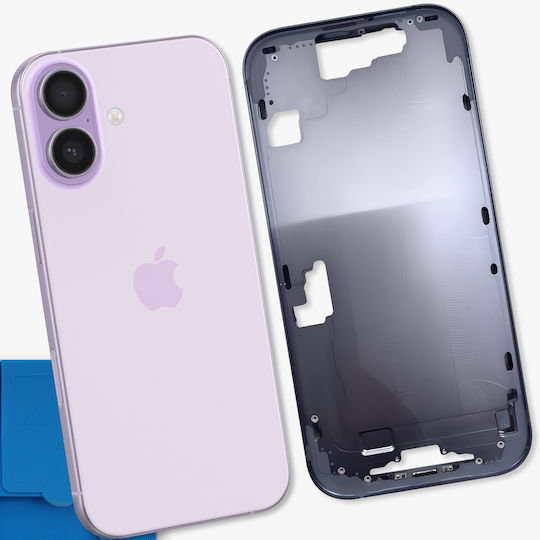 Clappio Ersatz-Mittlerer Rahmen iPhone 17 Thermisches Wärmerohr Lavendel