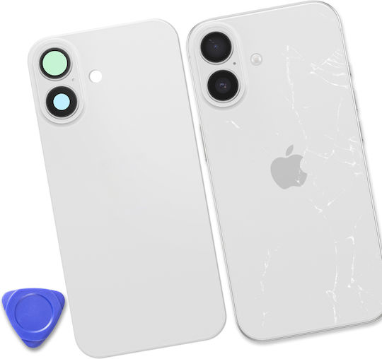 Clappio Handy Ersatzabdeckungen Für iPhone 17 Gehäuse Magsafe Modul Weiß