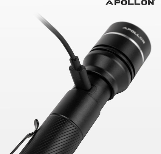 Apollon Φακός LED με Μέγιστη Φωτεινότητα 1000lm