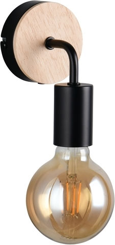 Trio Lighting Vintage Black Wall Lamp
