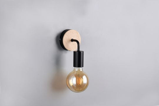 Trio Lighting Vintage Black Wall Lamp