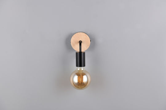 Trio Lighting Vintage Black Wall Lamp