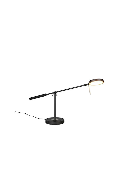 Trio Lighting Monza Φωτιστικό Γραφείου σε Μαύρο Χρώμα