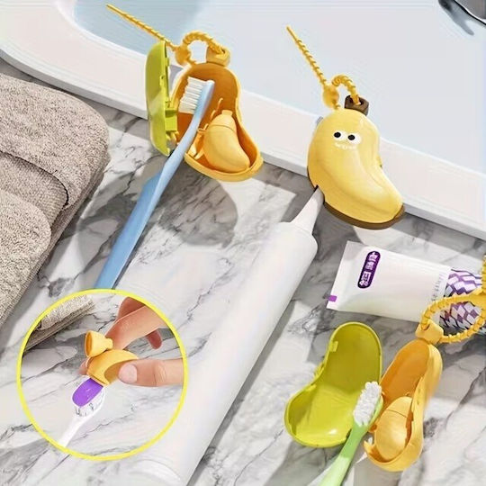 Alista Home Husă De Călătorie Pentru Periuță De Dinți Plastică Galbenă 4775277399985
