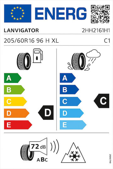 Lanvigator 205/60R16 96H XL 3PMSF Зимна Автомобилна Гума
