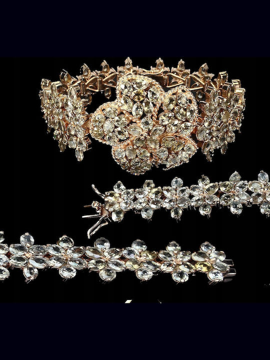 Brățară Argint Cu Zircon Natural Certificat