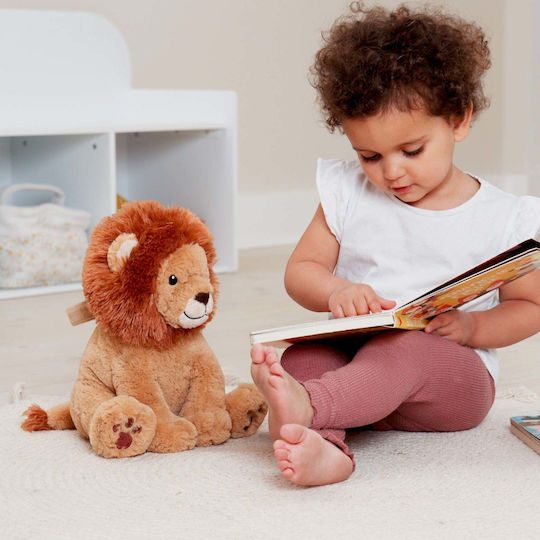 Sleep Toy Lion Cub Fabric with White Sounds and Music