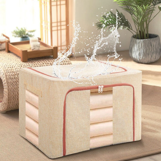 Alista Home Husă De Depozitare Din Plastic Pentru Pătură/Duvet / Haine Bej 40x30x20cm