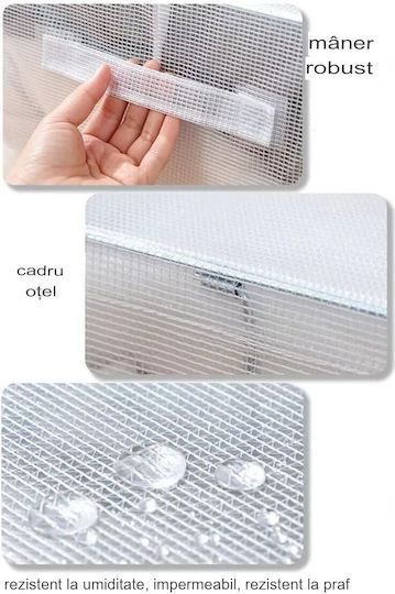 Alista Home Husă Textilă de Depozitare pentru Pătură/Duvet / Haine în Culoare Roșie 50x40x33cm