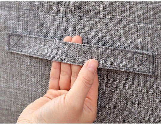 Alista Home Casetă Textilă de Depozitare pentru Pătură/Duvet / Haine în Culoare Gri 50x40x33cm
