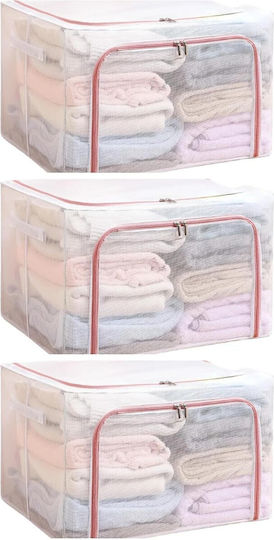 Alista Home Casetă Textilă de Depozitare pentru Pătură/Duvet și Haine în Culoare Roșie 50x40x33cm