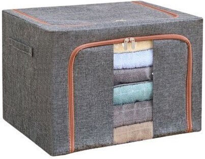 Alista Home Casetă De Depozitare Din Material Textil Pentru Pătură/Duvet / Haine Gri 40x30x20cm