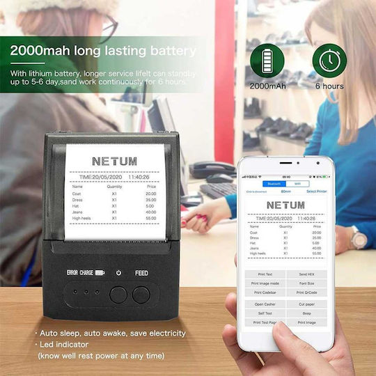 Netum Thermal Receipt Printer Portable USB