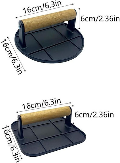 Alista Home Burger / Meat Press Wooden